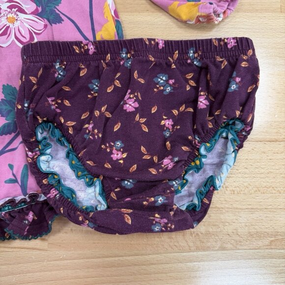 Matilda Jane Toddler Girl Floral Print Dress with Diaper Cover size 18-24 Months - Picture 2 of 11